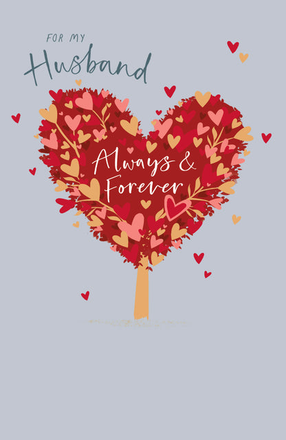 Hand Finished Greeting Cards Husband  Carlton Core Line