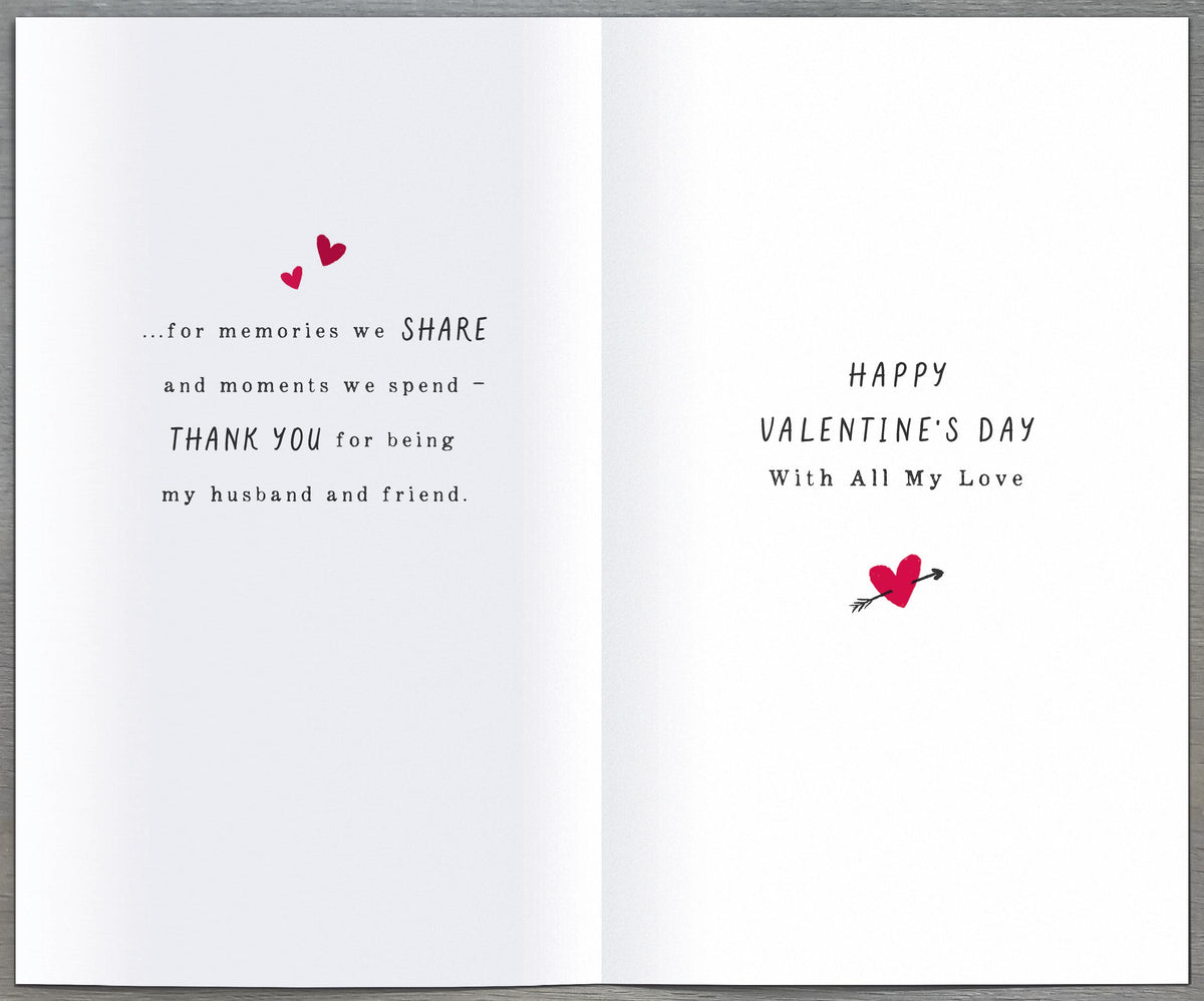 Hand Finished Greeting Cards Husband  Gibson Core Line