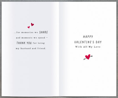 Hand Finished Greeting Cards Husband  Gibson Core Line