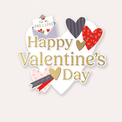Hand Crafted Greeting Cards One I Love  Carlton Core Line