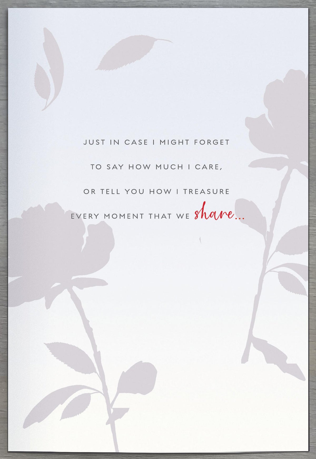Hand Finished Greeting Cards One I Love  Gibson Core Line