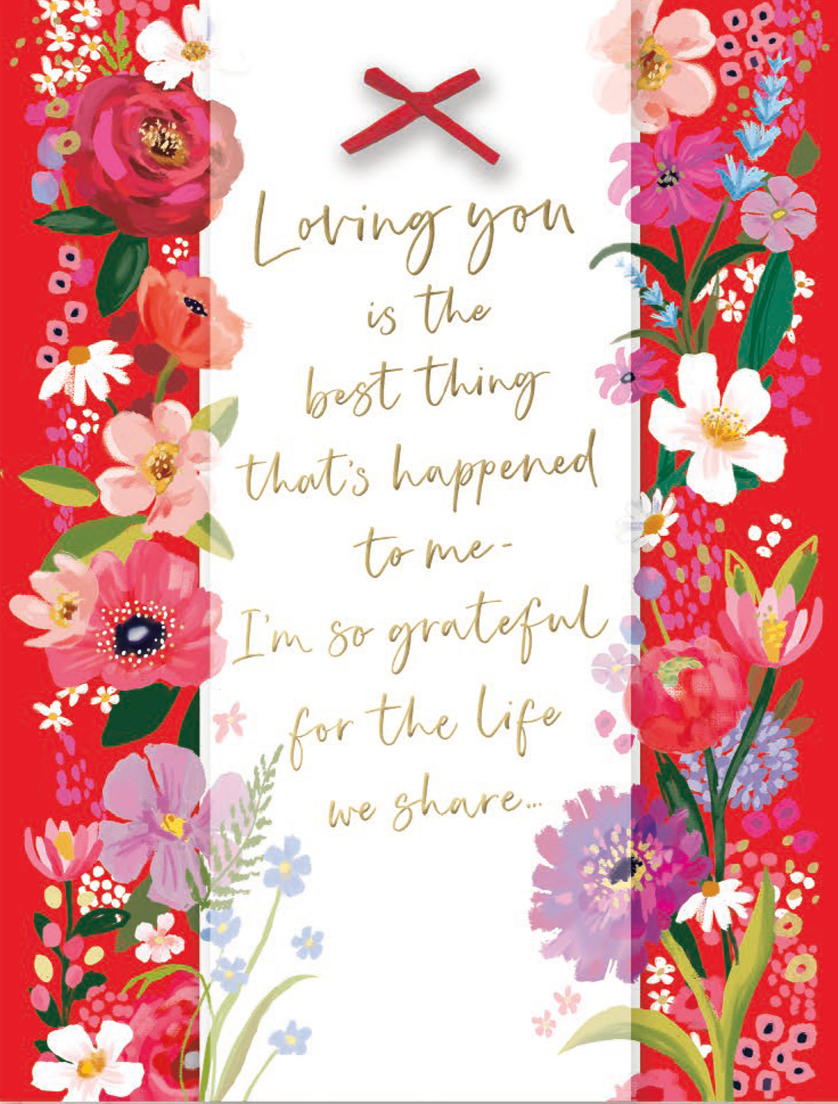 Hand Finished Greeting Cards One I Love  Gibson Core Line