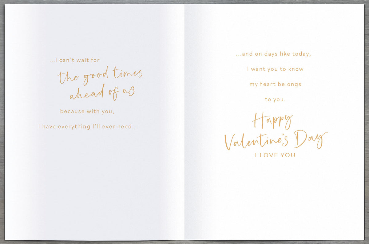 Hand Finished Greeting Cards One I Love  Gibson Core Line