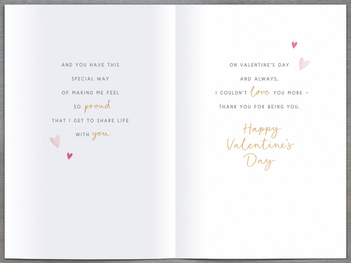 Hand Finished Greeting Cards One I Love  Gibson Core Line
