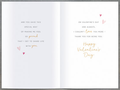 Hand Finished Greeting Cards One I Love  Gibson Core Line