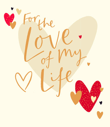Standard Greeting Card Valentine Love  Range: Carlton Core Line
