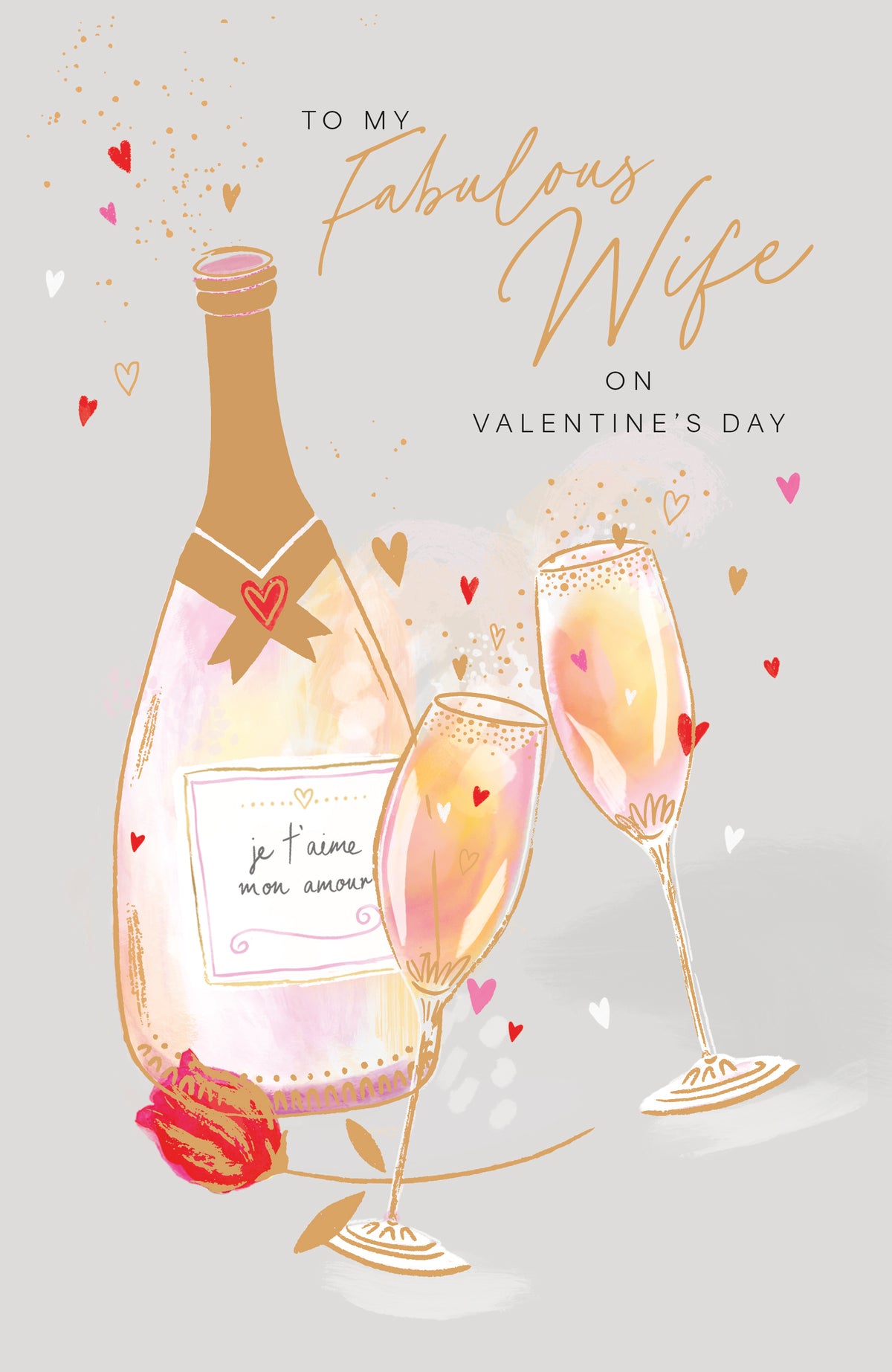 Hand Finished Greeting Cards Wife  Gibson Core Line