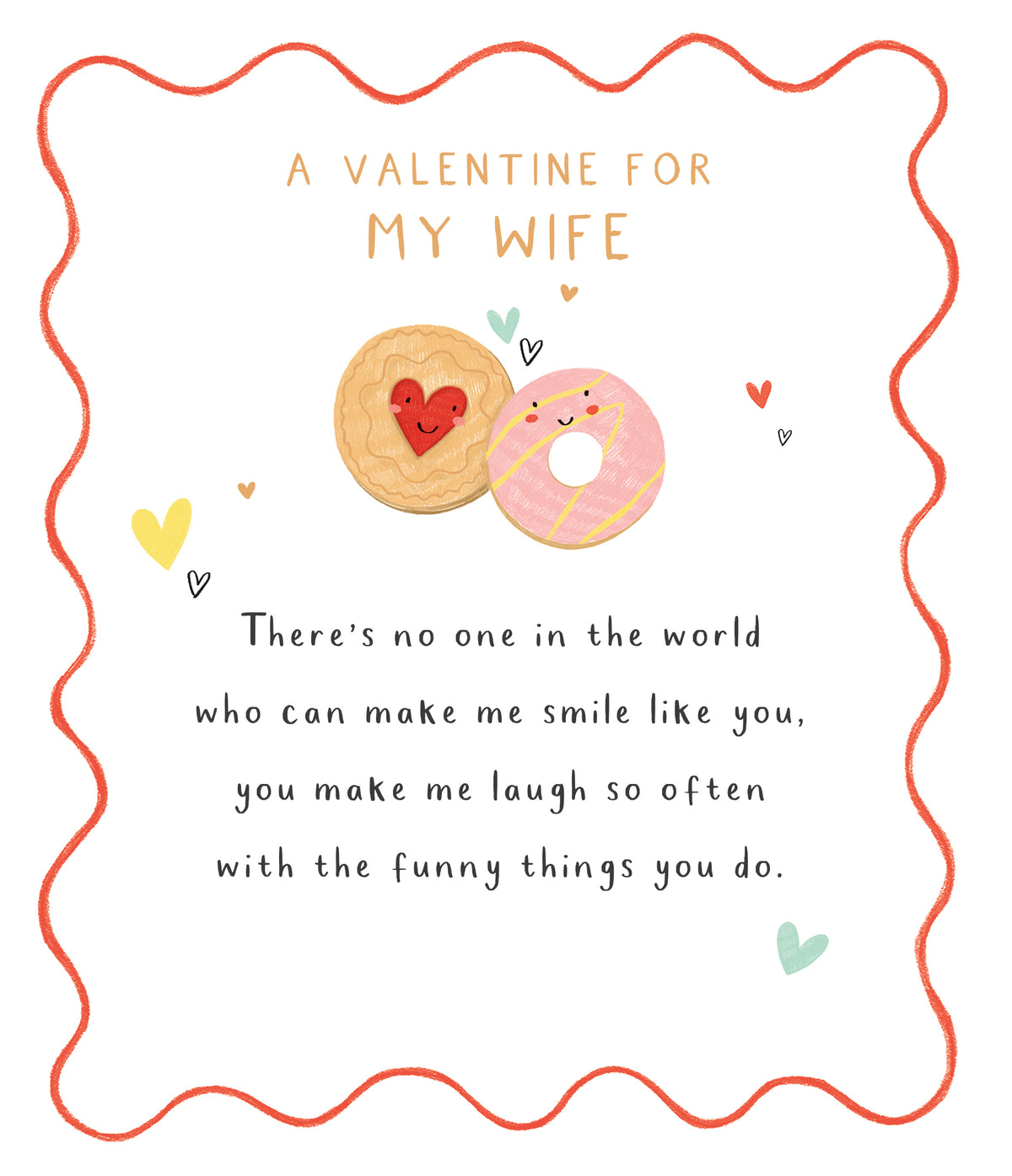 Hand Finished Greeting Cards Wife  Amuslings