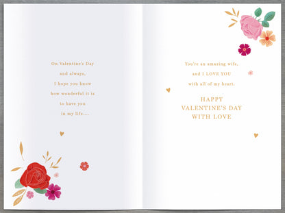 Hand Finished Greeting Cards Wife  Gibson Core Line