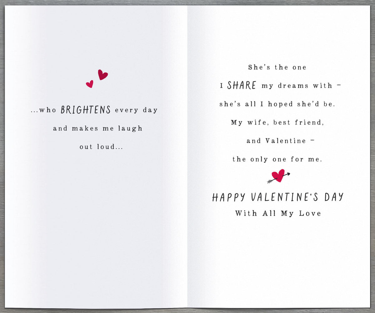 Hand Finished Greeting Cards Wife  Gibson Core Line