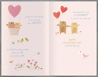Hand Finished Greeting Cards Wife  Gibson Core Line