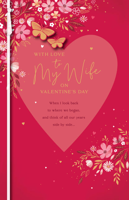 Hand Finished Greeting Cards Wife  Gibson Core Line