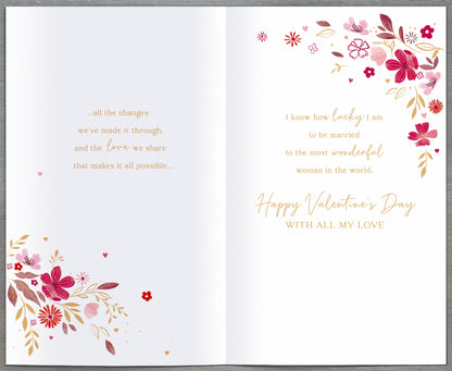Hand Finished Greeting Cards Wife  Gibson Core Line