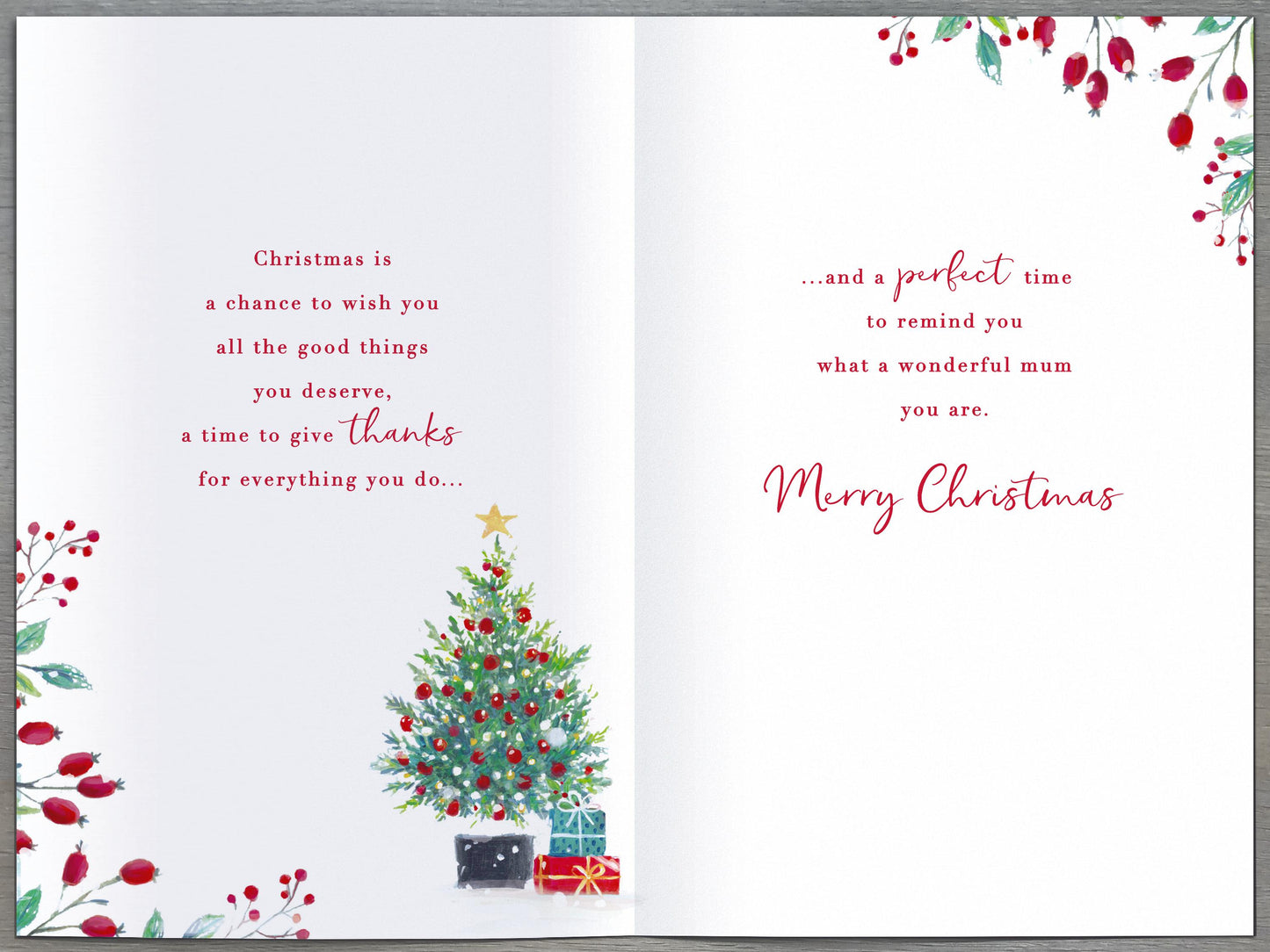Standard Greeting Cards Mum  Simply Traditional