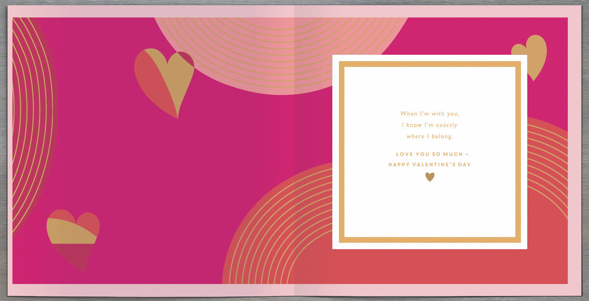 Hand Finished Greeting Cards Wife  Carlton Core Line