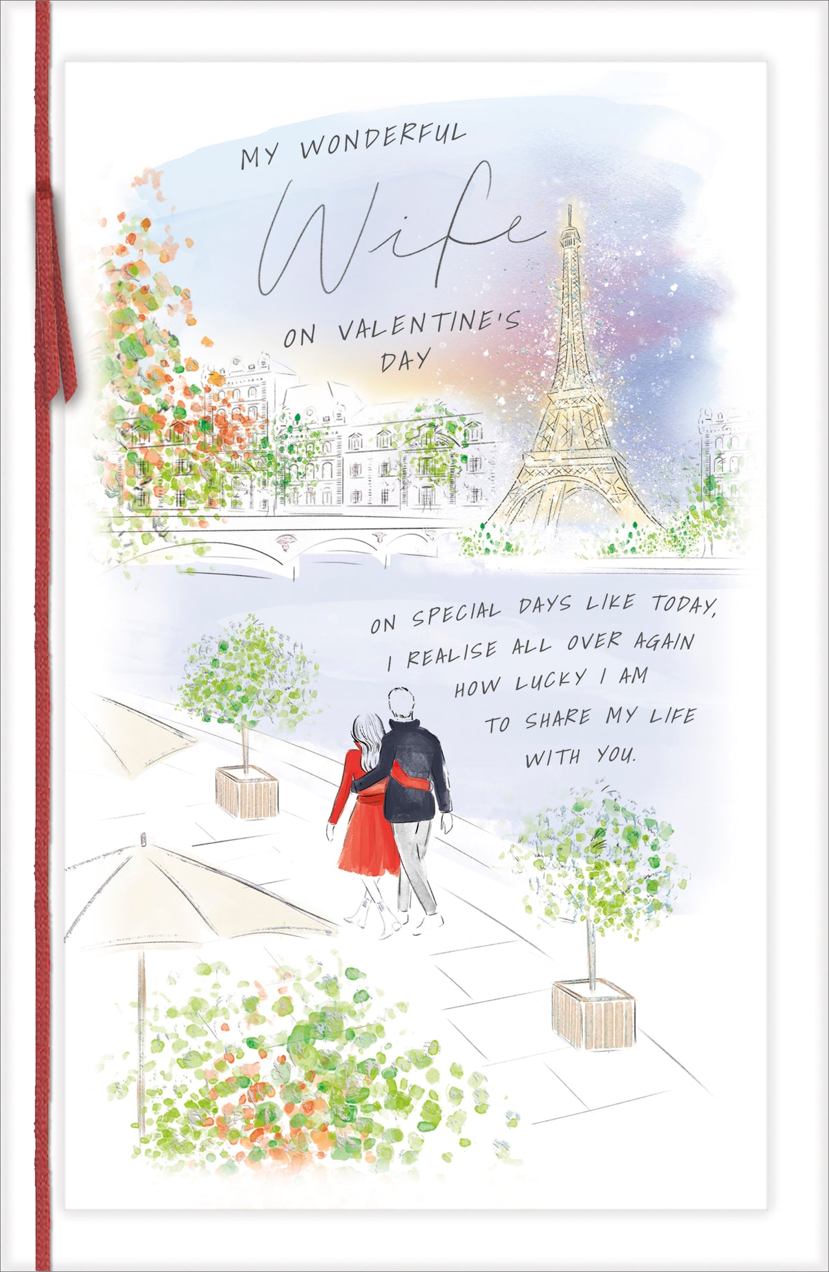 Hand Finished Greeting Cards Wife  Artist's Notebook