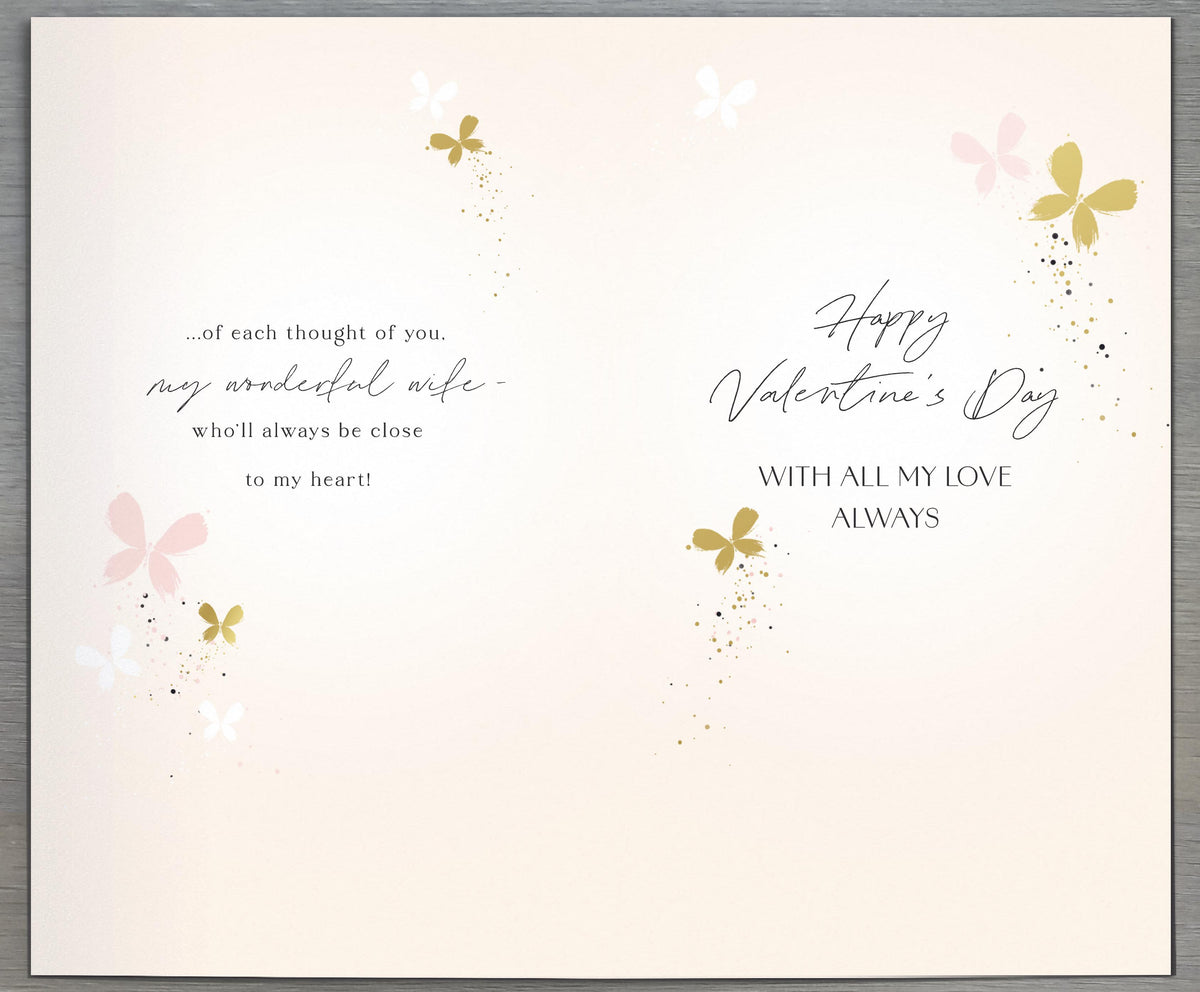 Hand Crafted Greeting Cards Wife  Gibson Core Line