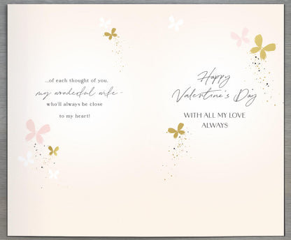 Hand Crafted Greeting Cards Wife  Gibson Core Line