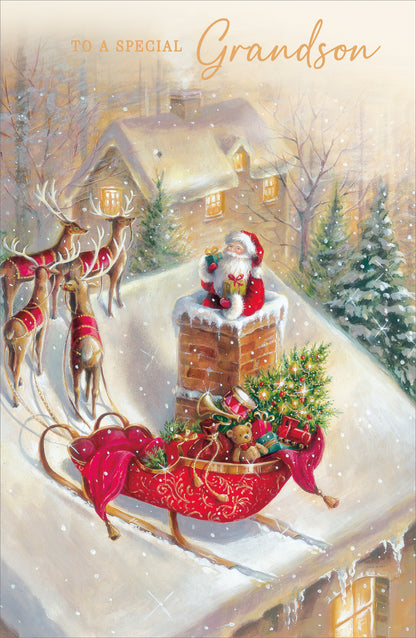 Standard Greeting Cards Grandson  Simply Traditional