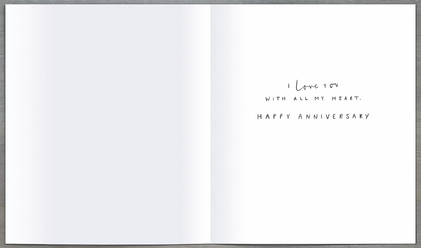 Clasp Greeting Cards Anniversary Wedding Wife  Signature Summer Haze
