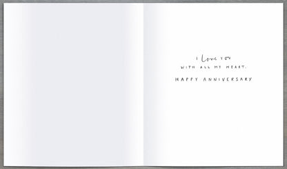Clasp Greeting Cards Anniversary Wedding Wife  Signature Summer Haze