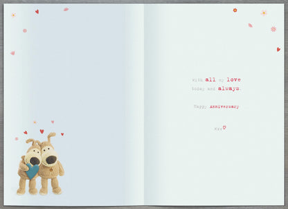 Standard Greeting Cards Anniversary On Our Cute Boofle