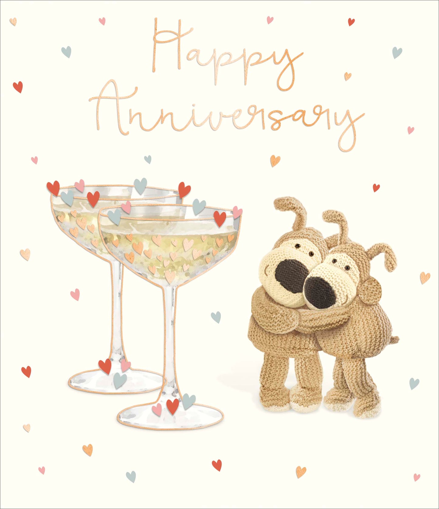 Standard Greeting Cards Anniversary Open Cute Boofle