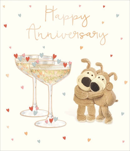Standard Greeting Cards Anniversary Open Cute Boofle