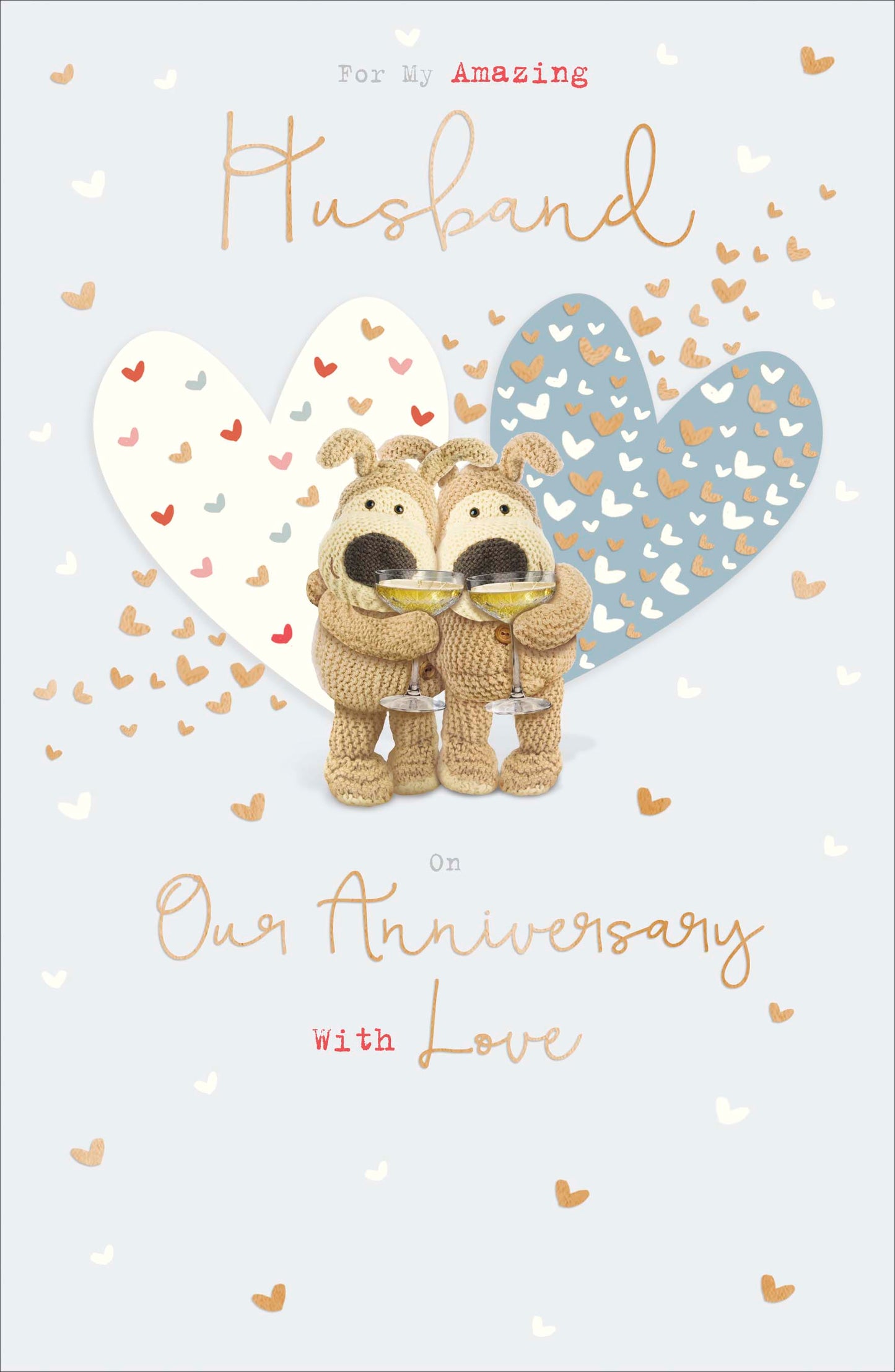 Standard Greeting Cards Anniversary Wedding Husband Cute Boofle