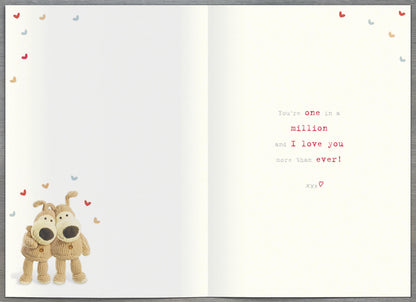 Standard Greeting Cards Anniversary Wedding Husband Cute Boofle