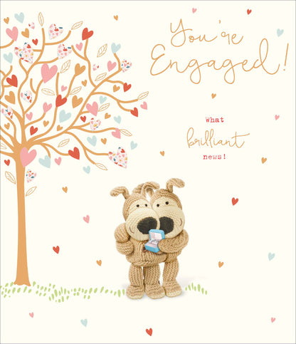 Standard Greeting Cards Engagement Cute Boofle
