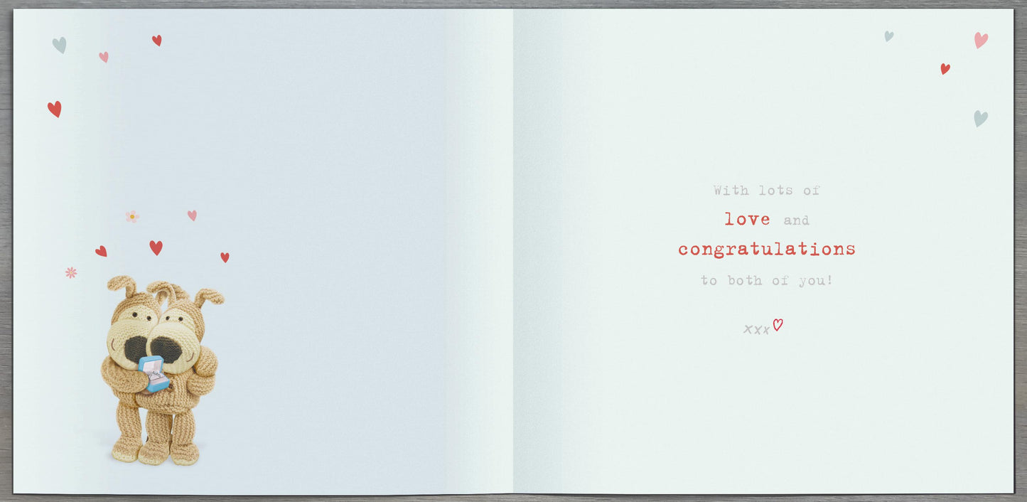 Standard Greeting Cards Engagement Cute Boofle