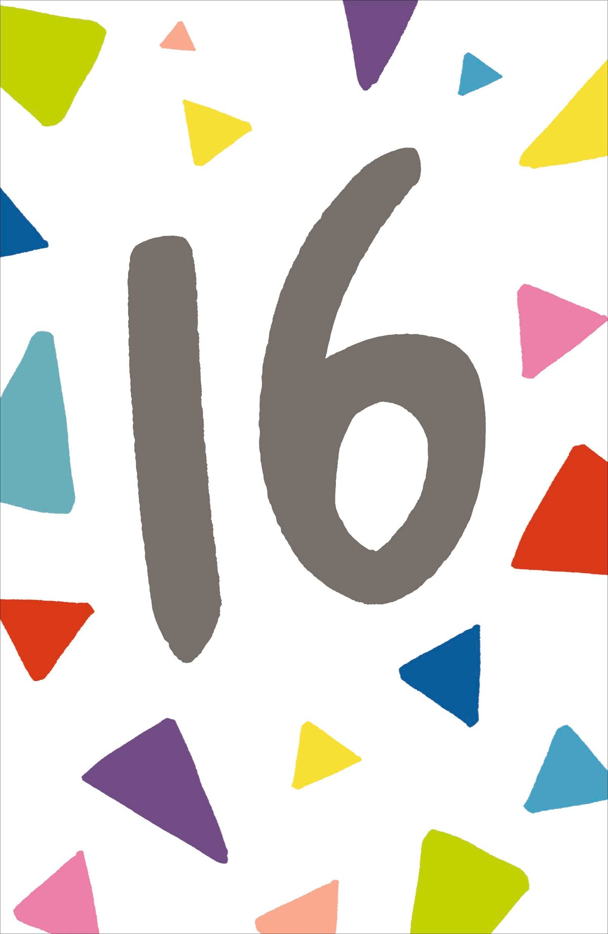 Standard Greeting Cards Birthday Young Adult 16th  Carlton Core Line