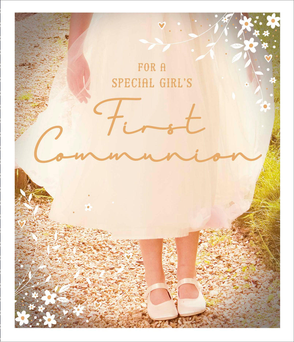 Standard Greeting Cards Communion Girl  Carlton Core Line
