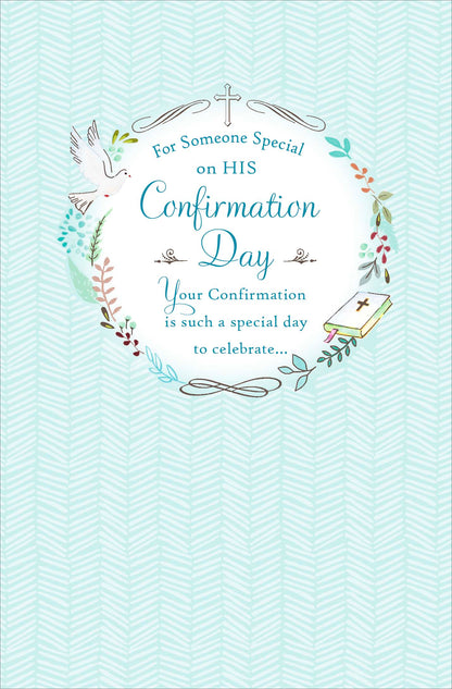 Standard Greeting Cards Confirmation Boy  Gibson Core Line