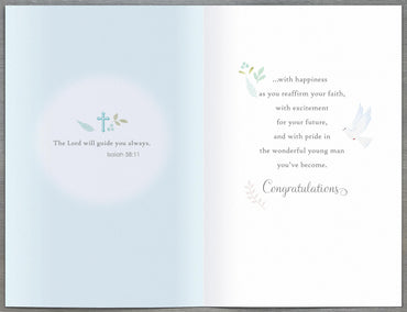 Standard Greeting Cards Confirmation Boy  Gibson Core Line
