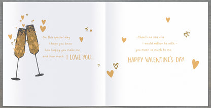 Hand Finished Greeting Cards One I Love  Carlton Core Line