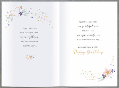 Standard Greeting Cards Birthday Mum  Daydreams