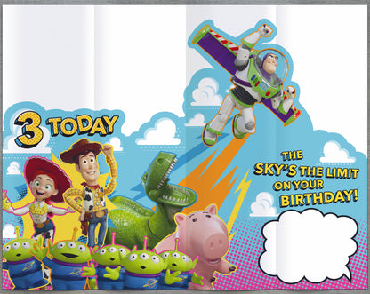 Hand Finished Greeting Cards Birthday 3 Year Boy Juvenile Disney Toy Story