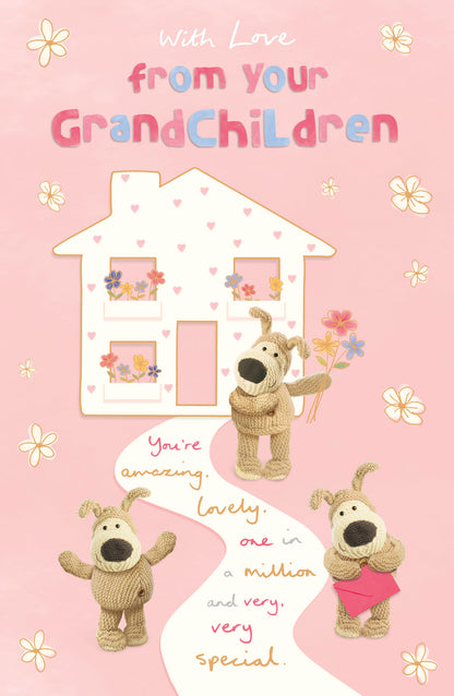 Standard Greeting Cards From Grandchildren Cute Boofle