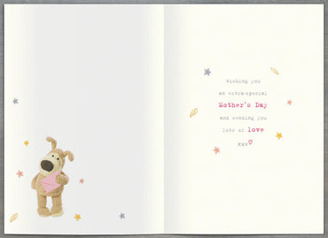 Standard Greeting Cards Mum From Son Cute Boofle