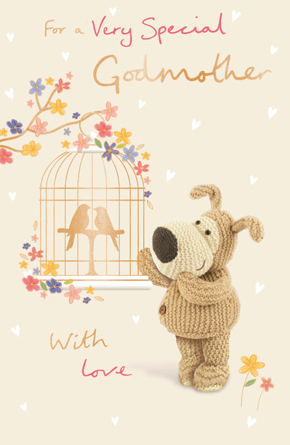 Standard Greeting Cards Godmother Cute Boofle