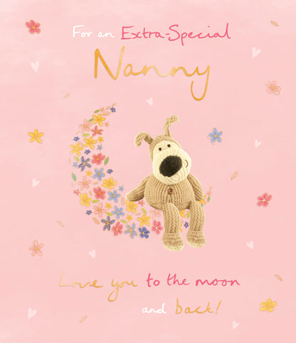 Standard Greeting Cards Nanny Cute Boofle