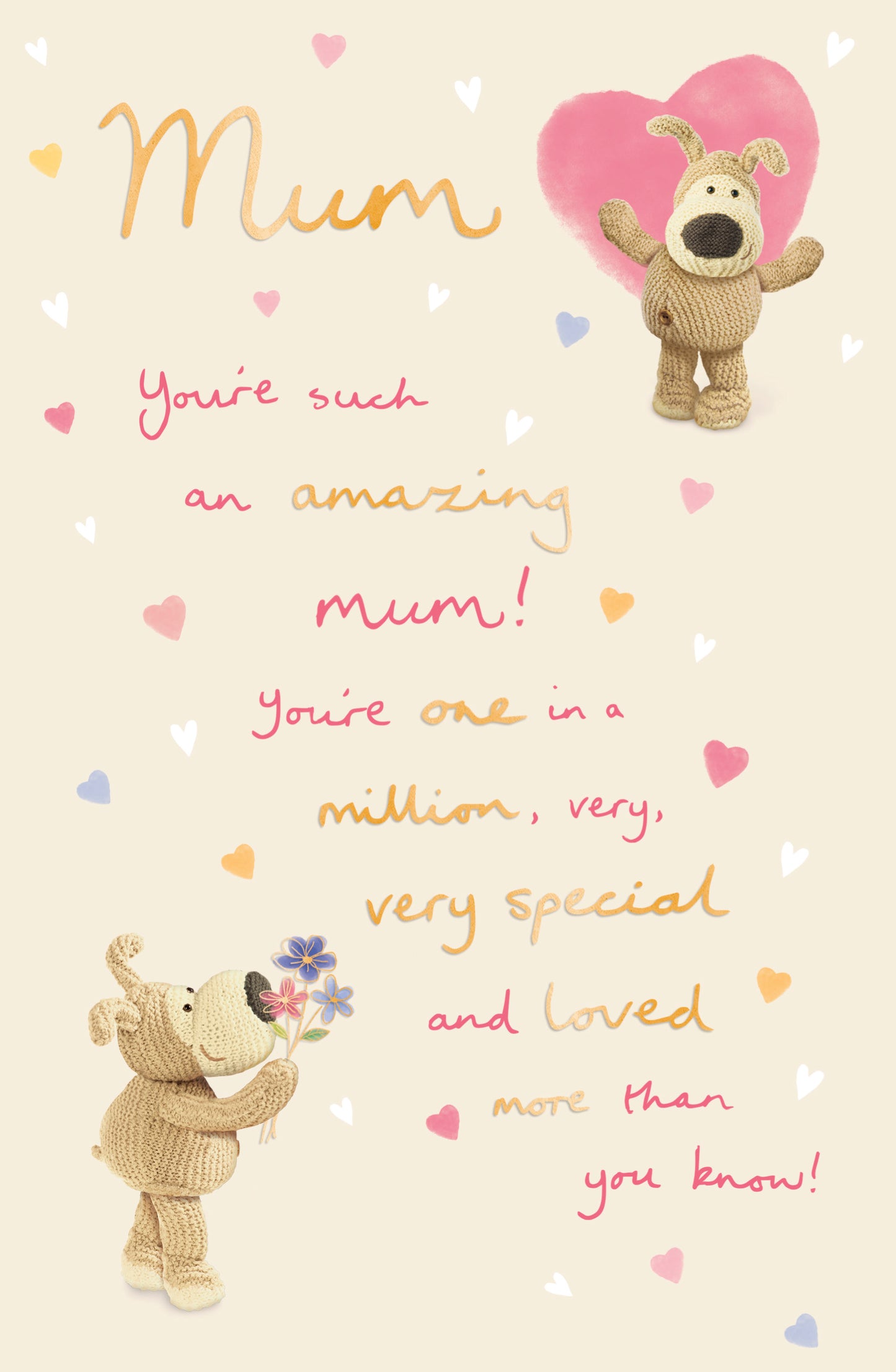 Standard Greeting Cards Mum Cute Boofle