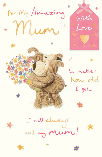 Standard Greeting Cards Mum Cute Boofle