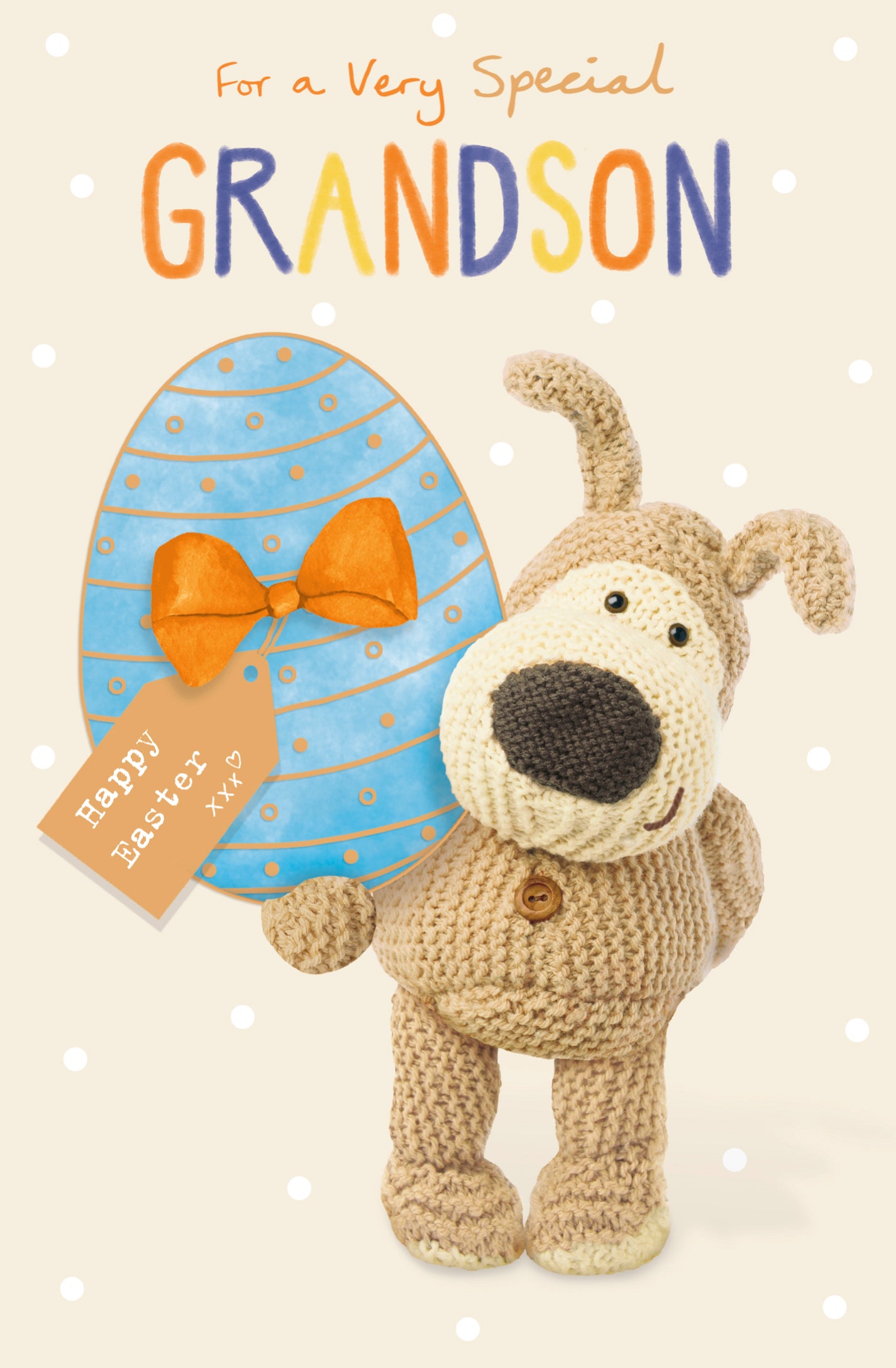 Standard Greeting Cards Grandson Cute Boofle