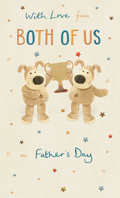 Dad From Both Cute Greeting Cards Dad From Both Cute Counter Cards