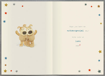 Dad From Both Cute Greeting Cards Dad From Both Cute Counter Cards