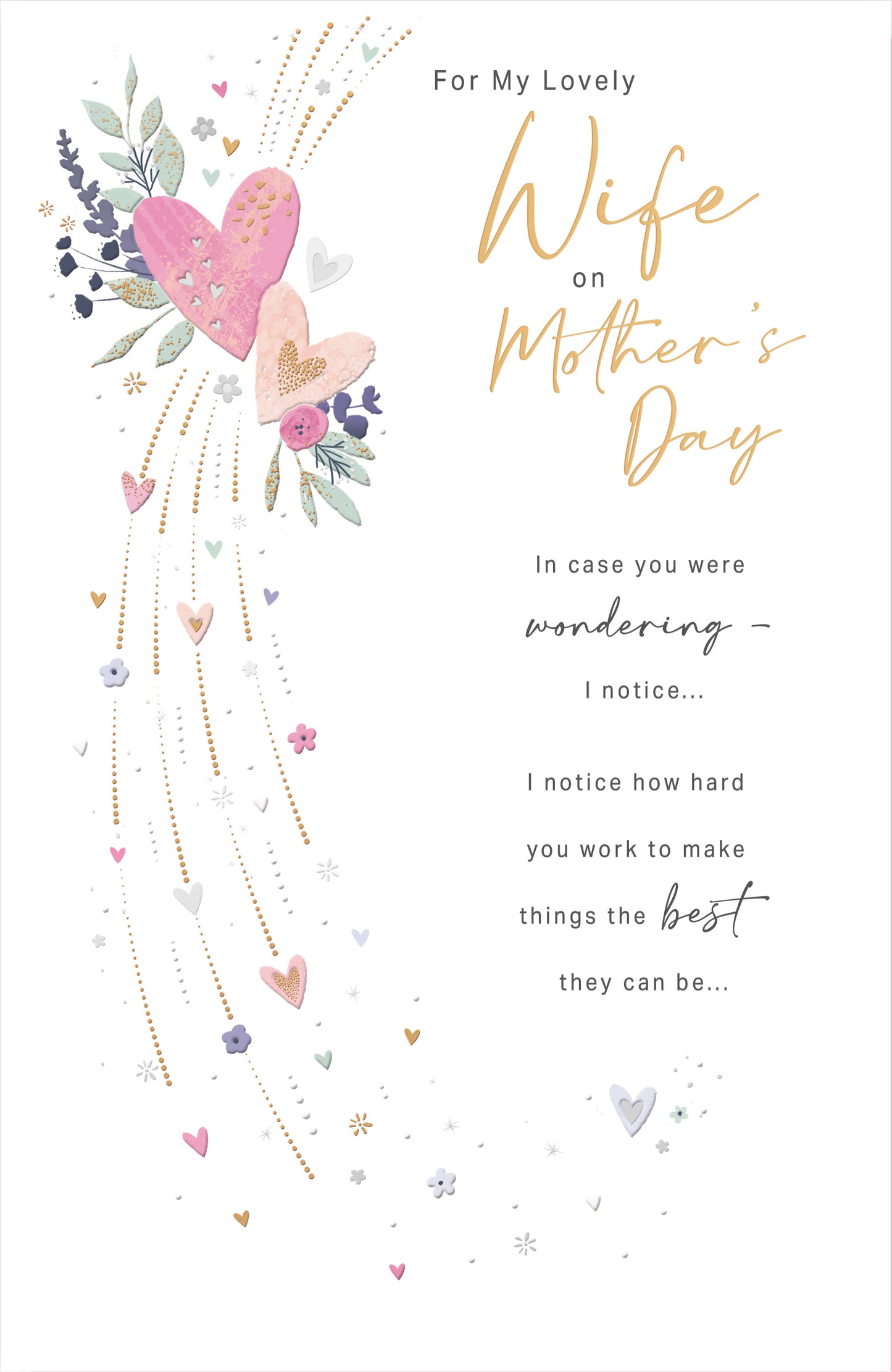 Hand Finished Greeting Cards Wife  Daydreams