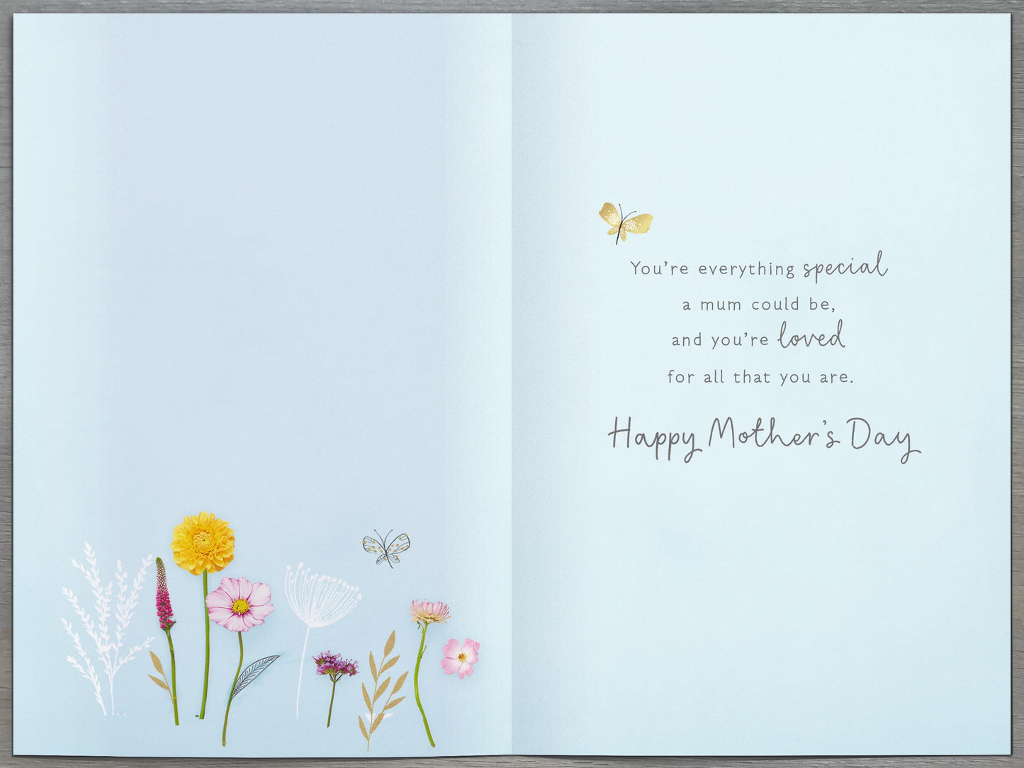Standard Greeting Cards Mum  Into the Meadow